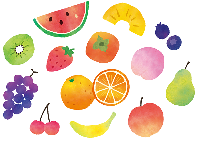 果物のイラスト画像